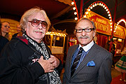 Zirkusdirektor Bernhard Paul und Franz Xaver Kroetz (Schauspieler und Dramatiker)  (©Foto: Roncalli/Chr. Rudnik)
